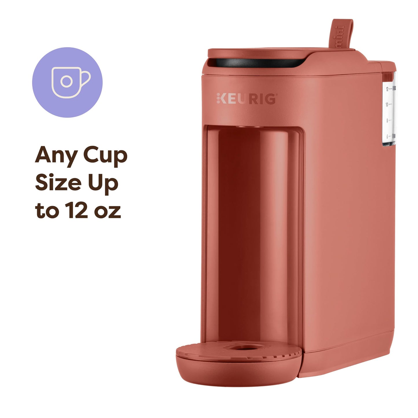 Keurig K-Mini Mate Single Serve K-Cup Pod Coffee Maker, Brews Up to 12 oz Cup, Compact Portable Coffee Machine for Small Spaces, Great for Dorms & Offices, Glamping Green