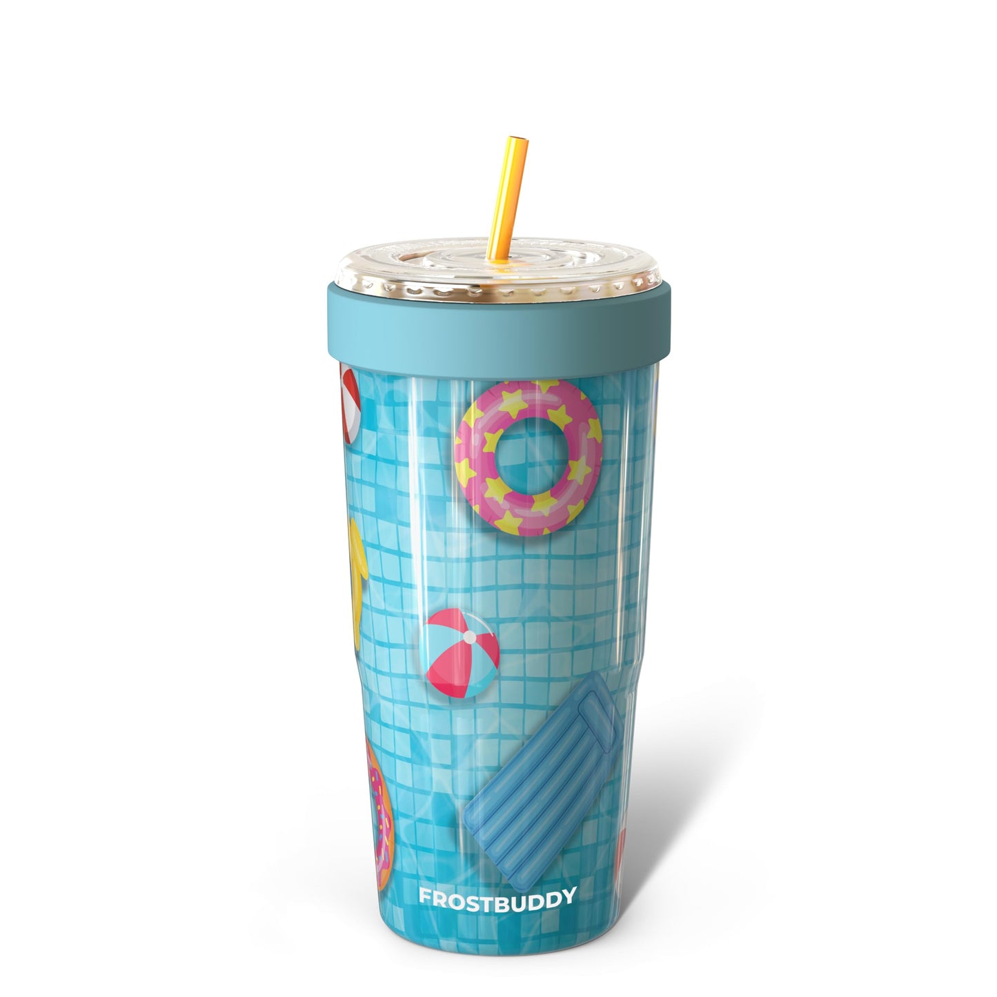 Frost Buddy Togo Buddy 30oz Tumbler (All American Sweetheart) | Double-wall vacuum insulated | Spill-proof flip lid | 18/8 premium stainless steel | Cup-holder friendly