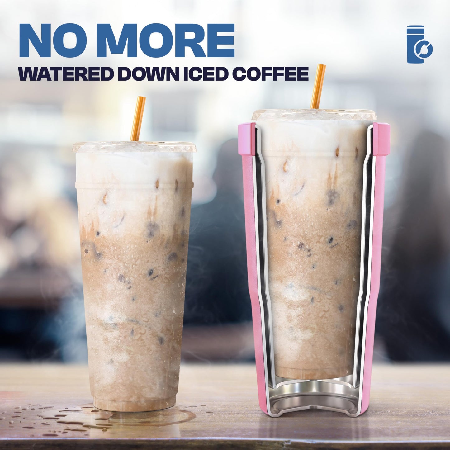 Frost Buddy Togo Buddy 30oz Tumbler (All American Sweetheart) | Double-wall vacuum insulated | Spill-proof flip lid | 18/8 premium stainless steel | Cup-holder friendly