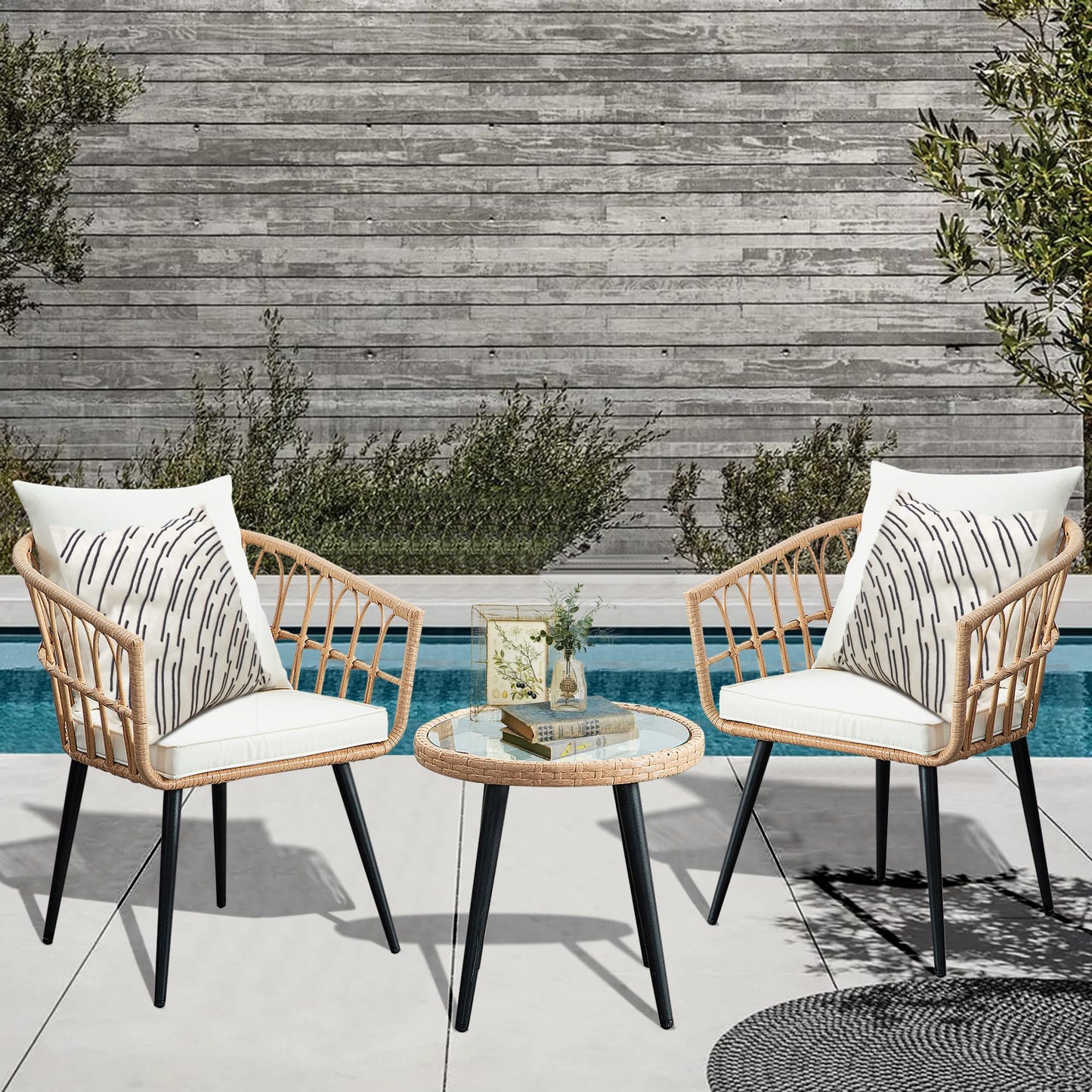 3 Piece Patio Bistro Set